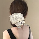 スクエア大判モノトーンシュシュ かわいい 大人女子 レディース 送料無料 SLENDER スレンダ aa005