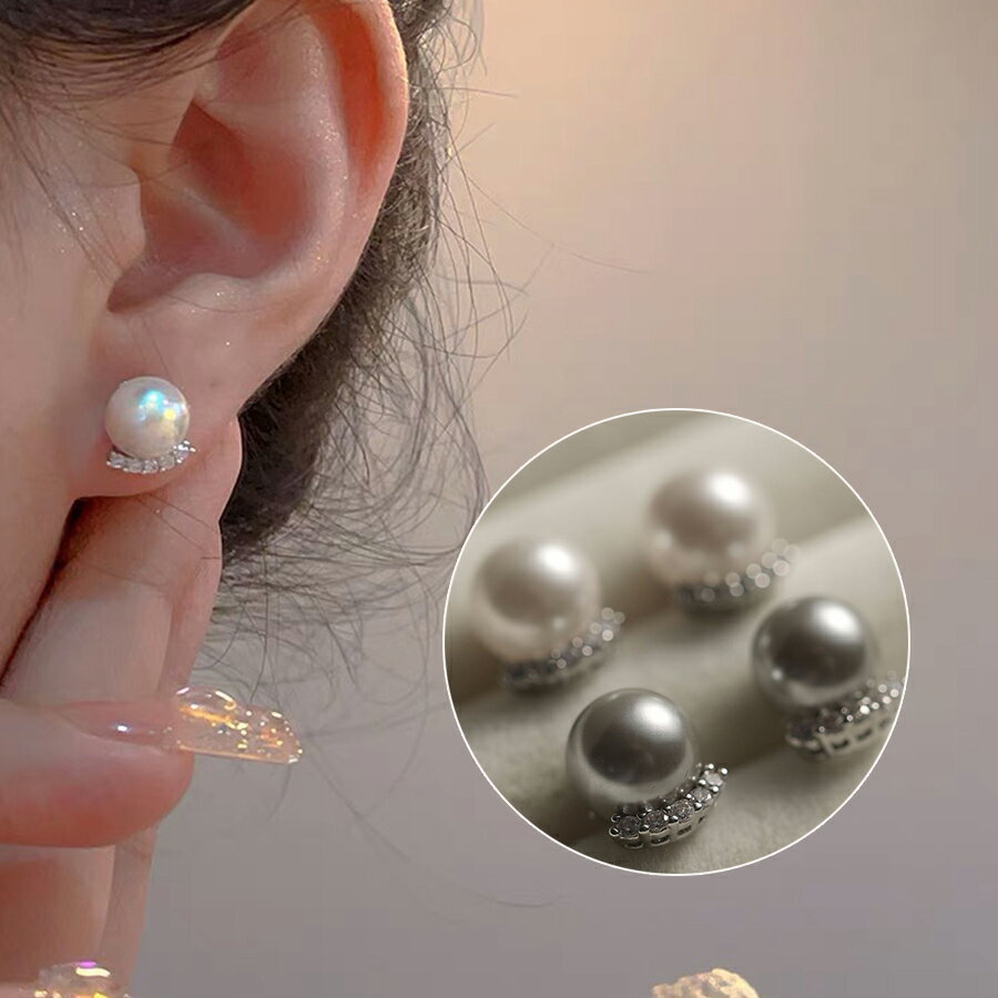 ビジュー ライン一粒パールピアス パーティー 二次会 女子会 デート 大人女子 レディース 送料無料 SLENDER スレンダ ap267