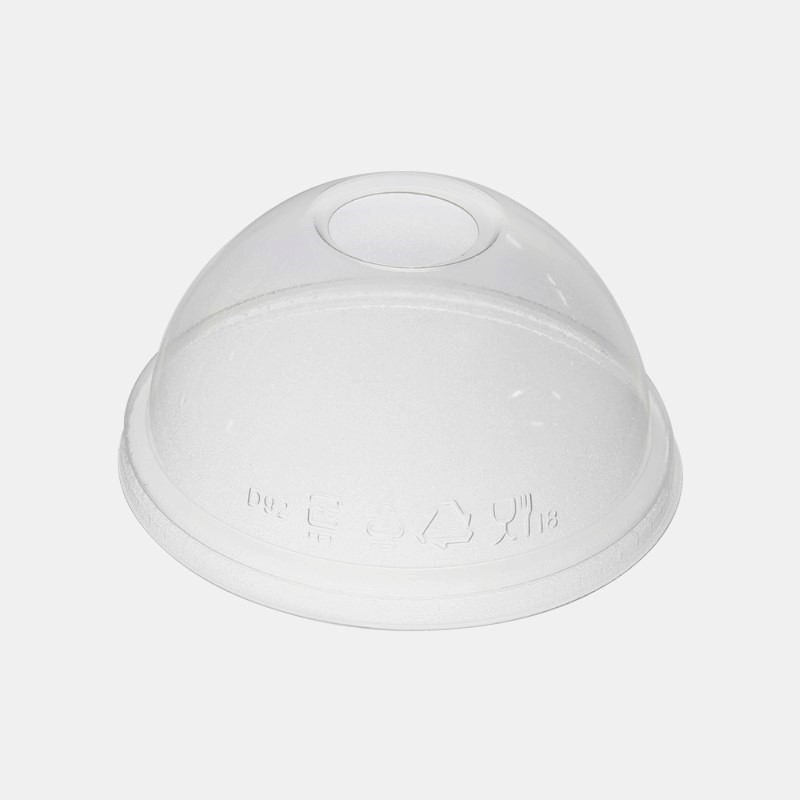 プラスチックカップ用ドーム型ふたのみ(リッド)　1000個 対応商品あり