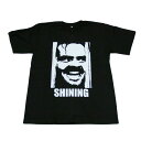 楽天メンズファッションONE SKY【送料無料】Broadway 映画Tシャツ コットンTシャツ ブラック メンズ シャイニング The Shining ホラー映画 ジャック・ニコルソン キューブリック おしゃれ スケーター ストリート系 M/L/XL 大きいサイズ 半袖