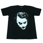 【送料無料】Broadway 映画Tシャツ コットンTシャツ ブラック メンズ ジョーカー JOKER ダークナイト ヒース・レジャー バットマン おしゃれ スケーター ストリート系 M/L/XL 大きいサイズ 半袖