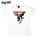 【送料無料】Kraft BKK 映画Tシャツ コットンTシャツ ホワイト メンズ グレムリン ギズモ GREMLINS モグワイ カワイイ おしゃれ スケーター ストリート系 M/L/XLサイズ 大きいサイズ 半袖