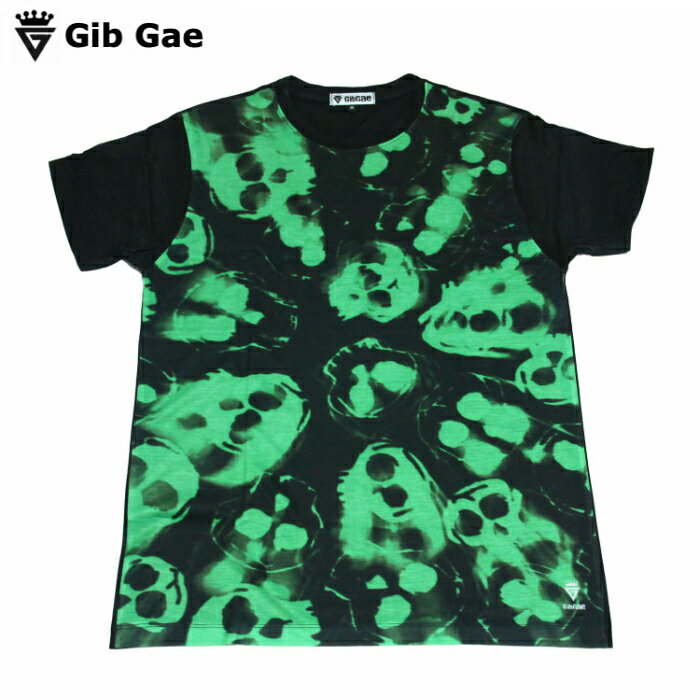 GibGaeアートプリントTシャツ...