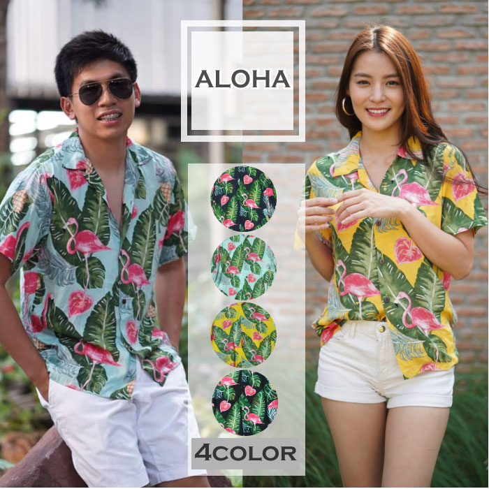 楽天市場】アロハシャツ フラミンゴの通販