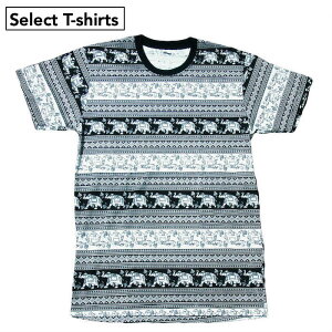 【送料無料】 アニマル柄Tシャツ 象 ぞう メンズ カワイイ エスニック系 アジアンファッション かっこいい ドット柄 おもしろデザイン ジョーク おしゃれ スケーター ストリート系 男女兼用 ユニセックス M/L/XLサイズ 半袖
