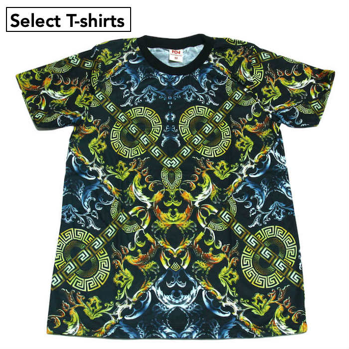 ギャングメンズTシャツゴールドチェ...