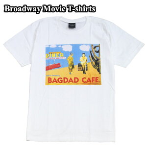 【送料無料】バグダッド・カフェ 映画Tシャツ コットンTシャツ ホワイト アメリカ アカデミー賞 旅行 モーテル ダイナー 名作 マニアック映画 おしゃれ スケーター ストリート系 M/L/XL 男女兼用 ユニセックス 大きいサイズ 半袖