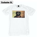【送料無料】アナベル ホラー映画Tシャツ 死霊館 呪いの人形 おしゃれ おもしろ プリントTシャツ ホワイト メンズ 半袖 名作 ストリート系 M/L/XLサイズ 春夏 夏物 メンズファッション レディース ユニセックス 男性(4)