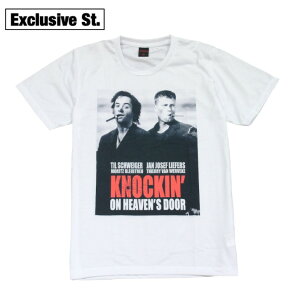 【送料無料】ノッキン・オン・ヘブンズ・ドア 映画Tシャツ アクション 海 おしゃれ おもしろ プリントTシャツ ホワイト メンズ 半袖 名作 ストリート系 M/L/XLサイズ 春夏 夏物 メンズファッション レディース ユニセックス 男性