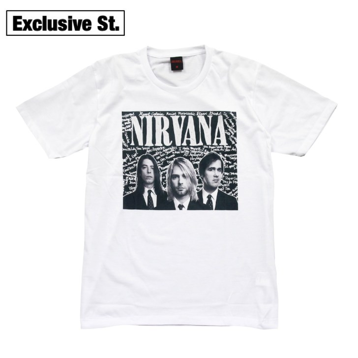 乐天商城 - 【送料無料】 ニルヴァーナ ロックTシャツ カート・コバーン バンド おしゃれ かっこいい プリントTシャツ ホワイト メンズ 半袖 ストリート系 M/L/XLサイズ 春夏 夏物 メンズファッション レディース ユニセックス 男性
