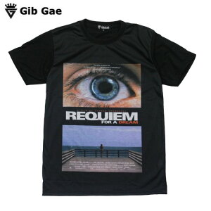 【送料無料】レクイエム・フォー・ドリーム 映画Tシャツ ドラッグ 破滅 問題作 夢ジャレットレト プリントTシャツ ブラック メンズ アメリカ おもしろプリント おしゃれ ストリート系 M/L/XLサイズ 半袖 ユニセックス 男女兼用