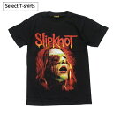 【送料無料】スリップノット ヘヴィメタルバンド プリントTシャツ ブラック メンズ ロックTシャツ バンドT ファッション かっこいい おもしろデザイン おしゃれ スケーター ストリート系 男女兼用 ユニセックス M/Lサイズ 半袖