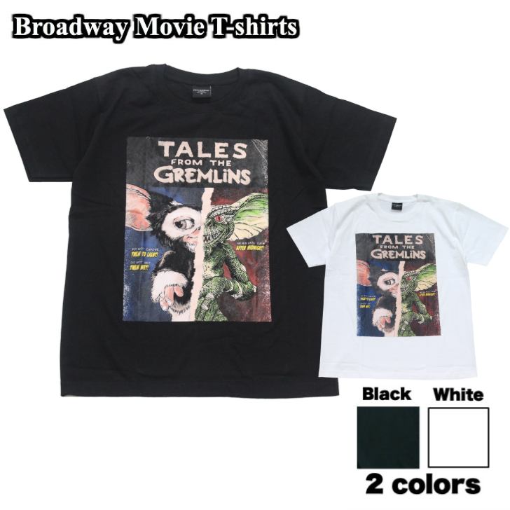 乐天商城 - 【送料無料】映画Tシャツ ギズモ グレムリン コットンTシャツ ホラー カワイイ ブラック ホワイト メンズ 名作 プレゼント ギフト おしゃれ ストリート系 スケーター M/L/XL 男女兼用 ユニセックス 大きいサイズ 半袖