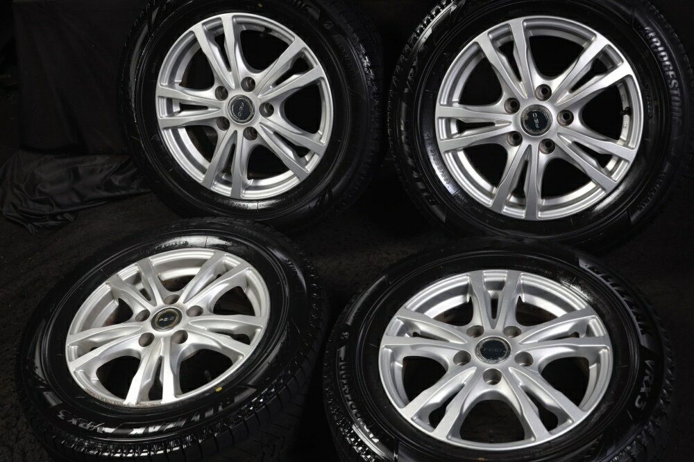 【中古】★新品同様 195/65R15 ブリヂストン VRX3 スタッドレス オーリスアイシスエスクァイアノアヴォクシーセレナステップワゴンエディックス等