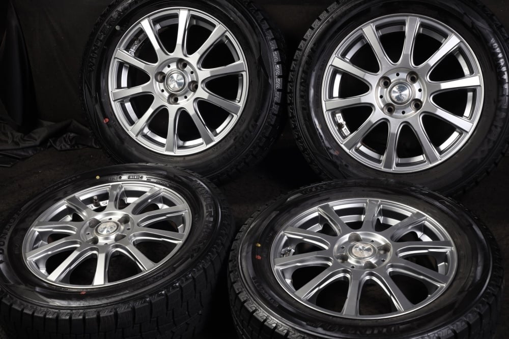 中古バリ溝‼️ブリヂストンスタッドレスセット2023年製185/65R15