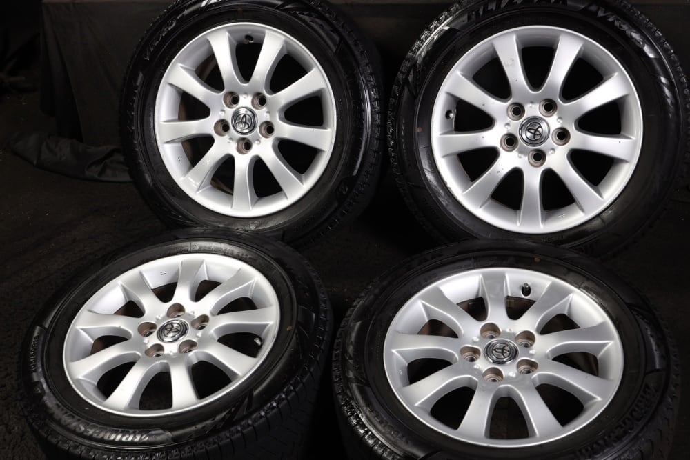 80系ヴォクシー ノア トヨタ純正 後期アルミ スタッドレスセット 激安 4本セット】トヨタ ヴォクシー/ノア 80系 後期 純正 アルミ