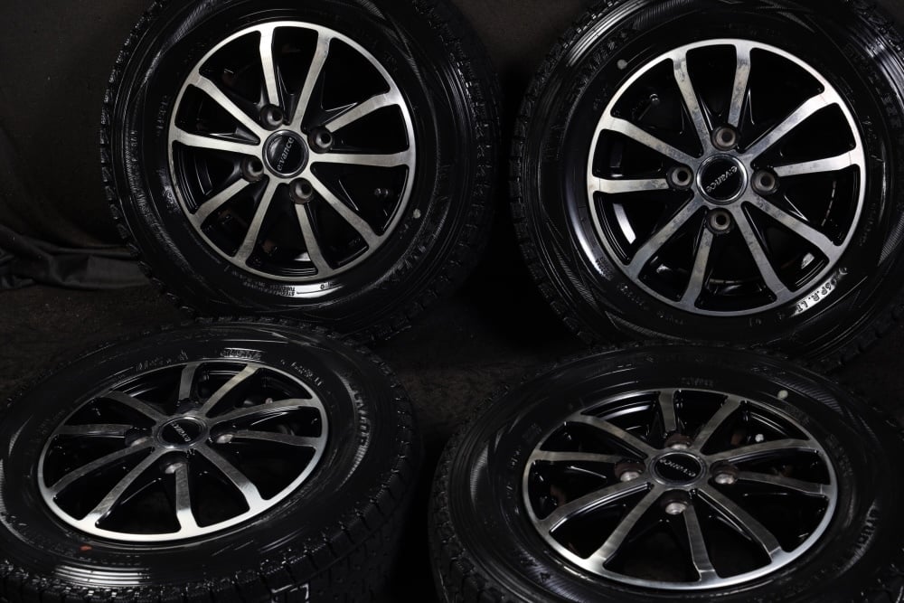 楽天市場】145r12 6pr 中古（スタッドレスタイヤ・ホイール