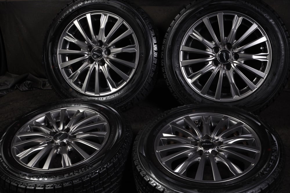 【中古】★バリ山 185/60R15 国産YOKOHAMA 2020年製 スタッドレス アクアアクシオフィールダーシエンタベルタヤリスヴィッツグレイスフィット等