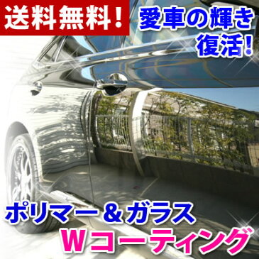 コーティング剤 車 脱脂シャンプー 付き 楽天カー用品大賞受賞!【送料無料】◆超光沢&超撥水Wコーティング剤 【トヨタ車】 イオンデポジット除去!シリカスケール除去!ウォータースポット除去!雨染み除去!光沢復元・水垢落し 雨染み除去 車キズ消し洗車【カーワックス】