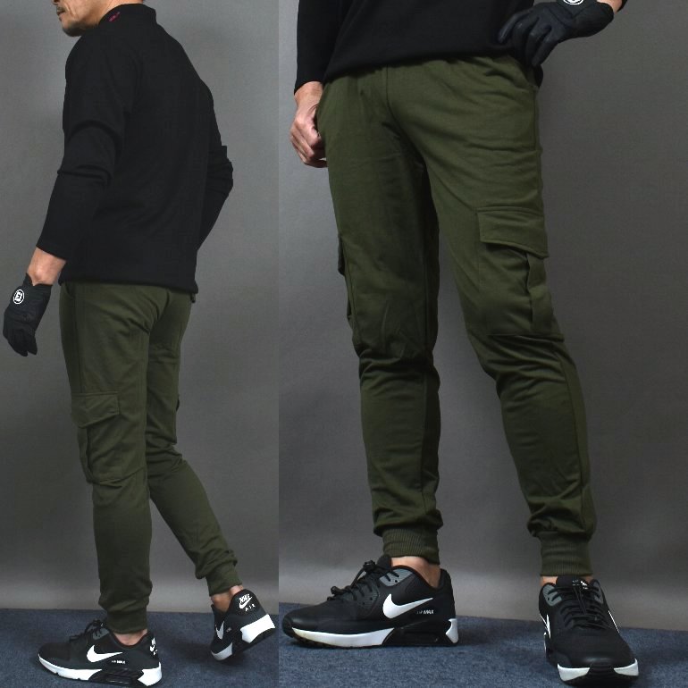 AS2OV × Cph/Golf カーゴパンツ ゴルフパンツ　サイズL カーキ キャプテンズヘルム ゴルフ アジャスタブル カーゴ パンツ | CAPTAINS