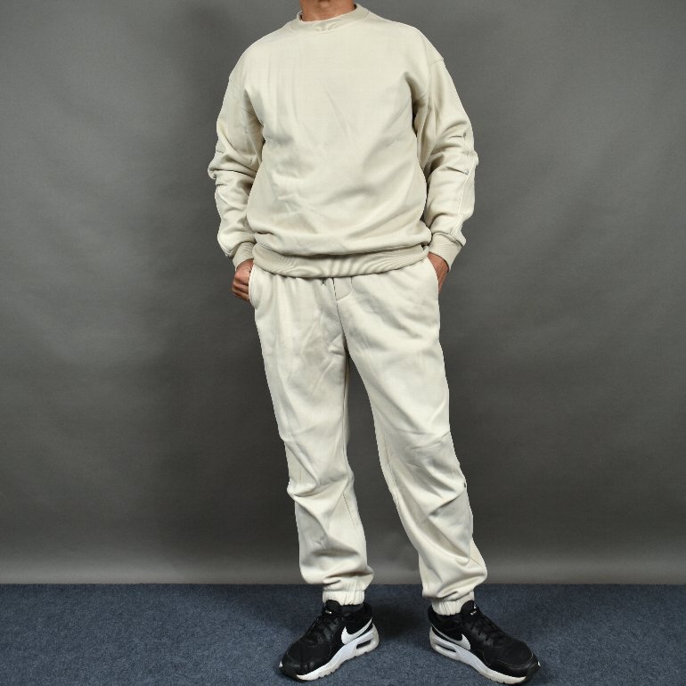 送料無料【パシャ売りサンプル在庫処分】アウトレット/ポンチ素材バイカラー長袖モックネックゴルフシ..