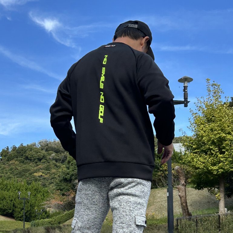 送料無料【パシャ売りサンプル在庫処分】アウトレット/バックプリント ZIP付ポンチ素材ラグラン袖プルオーバージャケット/ブラック/Lサイズ(S-S886370)メンズ 在庫処分 サンプル 返品不可 サンタリート CG-JK503