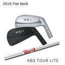 &nbsp;軽撃区 ゆるり Muscle Back Irons+ KBS TOUR LITEバックフェイスに刻印された"2010"は、2010年にR&Aが取り決めたアイアン・ウェッジの溝に関するルールに適合しているという意味でつけられています。日本の軟鉄鍛造のメッカである兵庫県姫路市市川町で作られた純日本製アイアンです。小ぶりでシャローなマッスルバックですので、コントロール性能が高く、マッスルバックにしては重心が低く、楽に球が上がってくれます。ミドルアイアンからしたに続くショーアイアンは、丸くなりすぎずに、アイアン独特の面長のイメージを保っており、PWになるとゆるりウェッジへの顔の流れが出ています。ゆるりウェッジと同じ【黒染め】にできますので、形状とともにゆるりウェッジとの互換性が一番高いアイアンといえます。※#5-PWの6本セットでの販売です。表示価格は6本セットの価格となっています。合計数は「1」のままで結構です。※代引き決済不可カスタムオーダークラブの決済はクレジットカード、銀行振り込み等の先払いのみとさせていただきます。代引き決済でのご注文はご遠慮ください。スパイン調整についてシャフトの固さの向きに合わせてヘッドに装着する方法です。シャフトロゴの向きとヘッドの向きが合わなくなります。スパイン調整をご指定の方は注文時の備考欄に「スパイン調整希望」とお書き添えください。料金は無料です。ヘッド・シャフト・グリップ・組み立て工賃代金を含めた金額となります。ご注文をいただいてからパーツをメーカーに発注します。メーカー欠品中の場合は納期についてあらためてご連絡させていただきます。