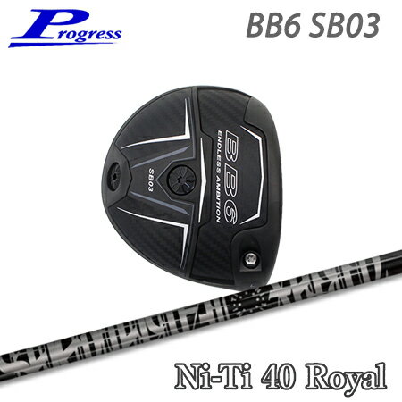 乐天商城 - Progress(プログレス) BB6 SB03 Driver + Fabulous Ni-Ti 40 Royal【カスタムオーダー】