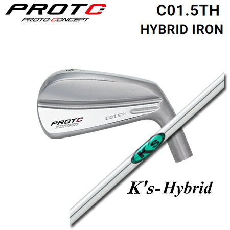 乐天商城 - PROTOCONCEPT(プロトコンセプト) C01.5TH Forged Hybrid Iron アイアン型ハイブリッド + K's Hybrid【カスタムオーダー】