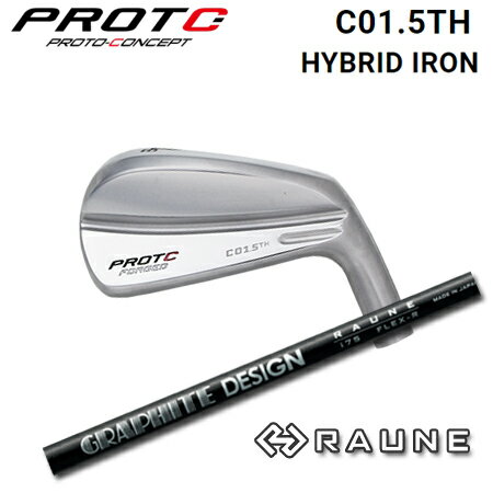 乐天商城 - PROTOCONCEPT(プロトコンセプト) C01.5TH FORGED HYBRID IRON + RAUNE i60/i75/i90【カスタムオーダー】