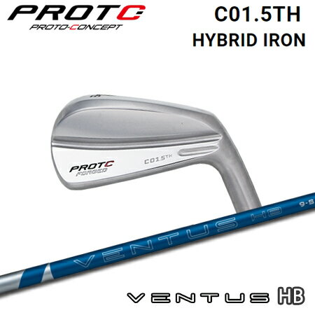 乐天商城 - PROTOCONCEPT(プロトコンセプト) C01.5TH Forged Hybrid Iron アイアン型ハイブリッド + VENTUS HB【カスタムオーダー】