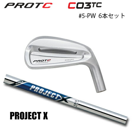 乐天商城 - PROTOCONCEPT(プロトコンセプト) C03TC Forged Iron アイアン #5-PW(6本セット) + ProjectX【カスタムオーダー】