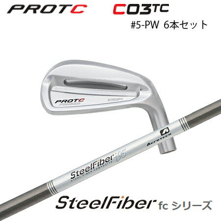 Rakuten - PROTOCONCEPT(プロトコンセプト) C03TC FORGED IRON #5-PW(6本セット) + SteelFiber fc cw【カスタムオーダー】