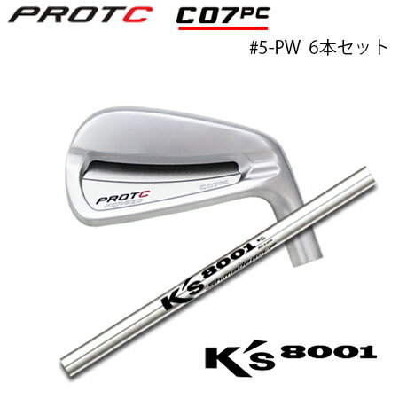 Rakuten - PROTOCONCEPT(プロトコンセプト) C07PC FORGED IRON #5-PW(6本セット) + K's-8001【カスタムオーダー】