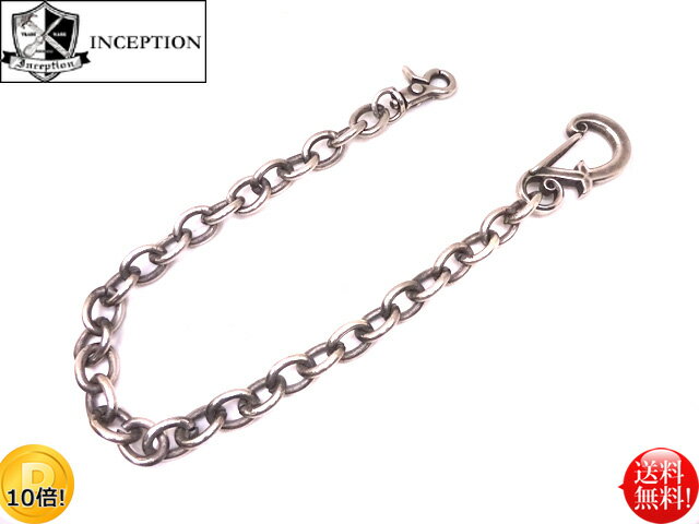 【ネコポス対応！】 ■Opus■ INCEPTION（インセプション）【シルバー】 Fフォール F-Hole Carabiner Wallet Chain SV カラビナ ウォレットチェーン 日本製 財布 アメカジ 真鍮 プレゼント ギフト 上野 シルバーメッキ加工 アクセルカンパニー オリジナル 送料無料