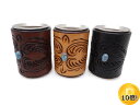 ◆Austin Accent◆ USA レザー スカーフスライド ワイルドラグ 【ブラック/ブラウン/ナチュラル】 メンズ レディース アクセサリー 花 唐草 アメリカ カービング ウエスタン カントリー カウボーイ 乗馬 衣装