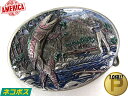 USA ■Spec-Cast(スペックキャスト)■ バス釣り バックル 42mm幅対応 メンズ 魚 フィッシング 川釣り 山 自然 風景 渓流 ピューター アメ...
