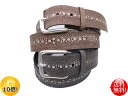 特別価格 エイ革 ポリッシュ加工 スターマーク連石 ベルト(40mm幅) サイズカット対応 【ブラウン・グレー】 茶 メンズ レディース 本革 スティングレイ ...