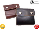 ■Inception■ 日本製 インセプション HORSE BUTT LEATHER TRUCKER WALLET SHORT ブラック/ブラウン ホースバット トラッカーウォレット ショート INCEPTION エイジング 財布 ハンドメイド バイカー プレゼント ギフト カジュアル 二つ折り 上野 インセプション 送料無料