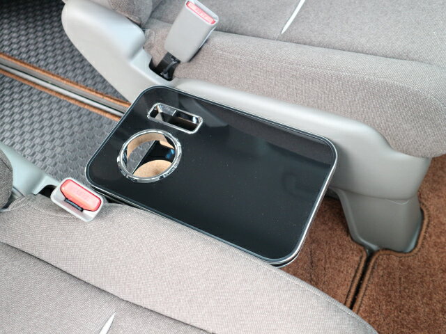 【期間限定20％OFF】フロントセンターテーブル　Aタイプ RP系ステップワゴン(15/4〜) カスタム カスタムパーツ 車内収納 高級感 インテリア性 ドリンクホルダー付き 日本製 自社製作 職人仕上げ カーアクセサリー カー用品 車用収納