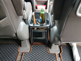 【売り切りお買い得】RP系ステップワゴン(15/4〜)フロントセンターテーブルAタイプマッドブラックオールブラック