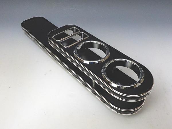 【売り切り お買い得】700系アトレー（21/12〜）　フロントセンターカップホルダー　マッドブラック　BKxシルバー