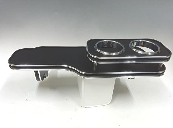 【売り切り! お買い得】S500系ハイゼットトラック前期(14/09〜) フロントテーブル レザーブラック　BKx..