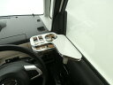 【売り切り! お買い得】ムーブキャンバス(16/09~)サイドテーブル運転席側 ホワイト WHxフルメッキ カスタム カスタムパーツ 車内収納 高級感 インテリア性 ドリンクホルダー付き 日本製 自社製作 職人仕上げ カーアクセサリー カー用品 車用収納