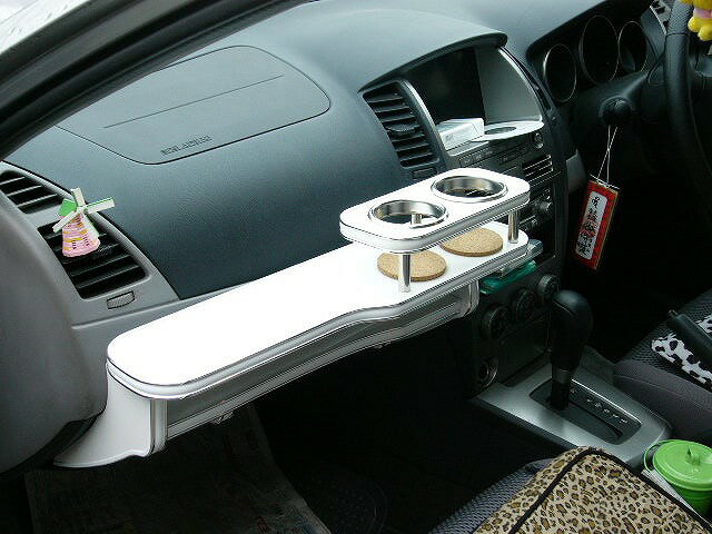 【期間限定20％OFF】Y11ウィングロード(00/11〜)フロントテーブル カスタム カスタムパーツ 車内収納 ..