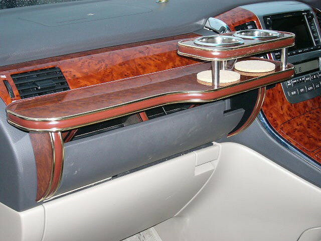 【全品10％OFFクーポン配布中】アルファードハイブリットDVD付きフロントテーブル カスタム カスタムパ..