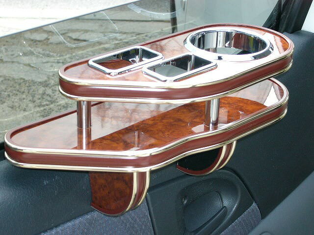 ファンカーゴサイドテーブル セカンド左 カスタム カスタムパーツ 車内収納 高級感 インテリア性 ドリ..