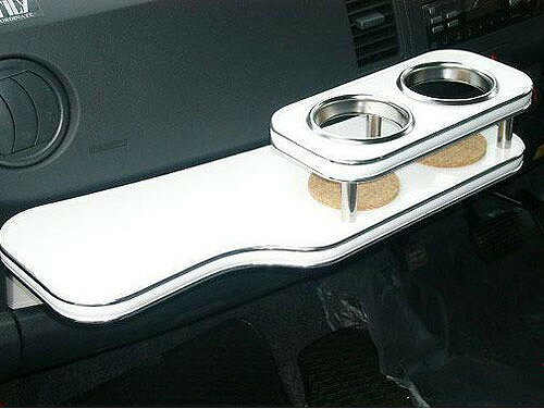 AZワゴン(03/10〜)フロントテーブル カスタム カスタムパーツ 車内収納 高級感 インテリア性 ドリンクホルダー付き 日本製 自社製作 職人仕上げ カーアクセサリー カー用品 車用収納