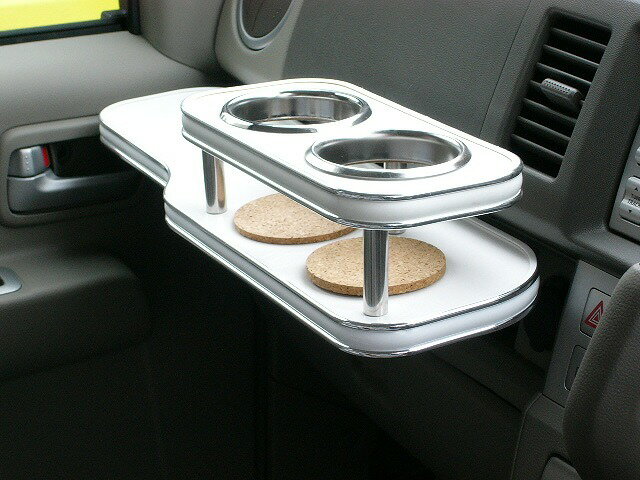 エブリィワゴン(05/8〜)フロントテーブル カスタム カスタムパーツ 車内収納 高級感 インテリア性 ドリ..