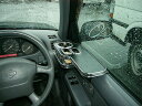 K11マーチサイドテーブル 運転席側 カスタム カスタムパーツ 車内収納 高級感 インテリア性 ドリンクホルダー付き 日本製 自社製作 職人仕上げ カーアクセサリー カー用品 車用収納